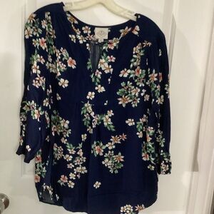St. John’s Bay floral blouse